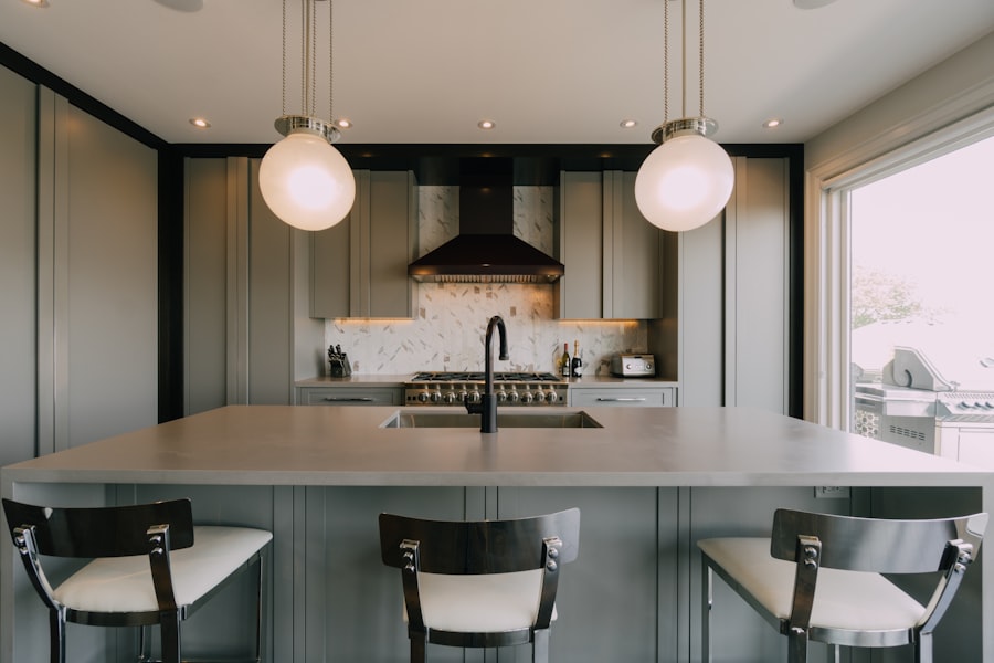 Photo kitchen island