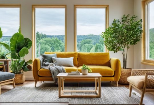 Photo sustainable living room