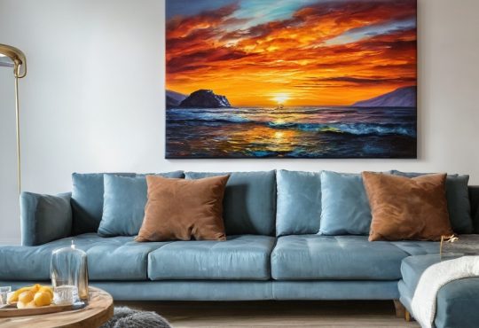 Photo canvas painting