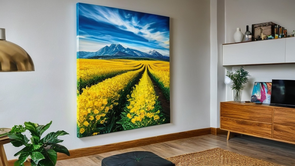 Photo canvas painting