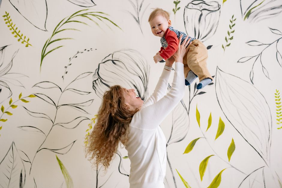 Schattig dieren fotobehang in pasteltinten. Schattig dieren fotobehang in pasteltinten.